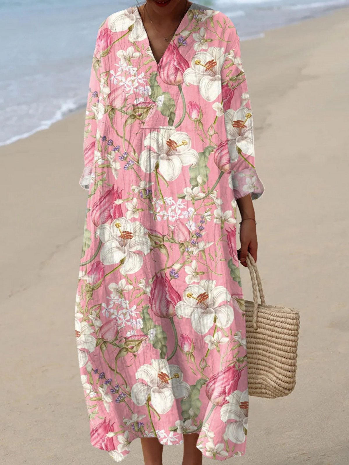Adriana | Breezy Summer Dress with Long Sleeves