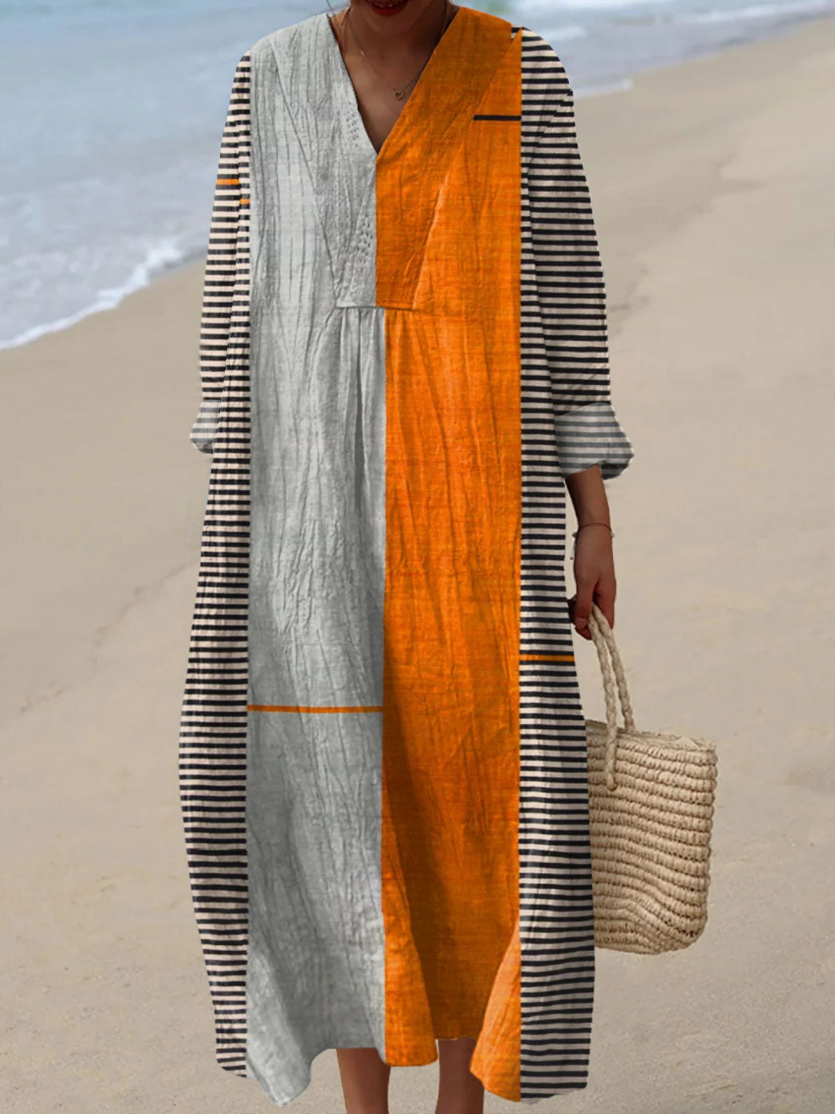 Oriana | Breezy Summer Dress with Long Sleeves