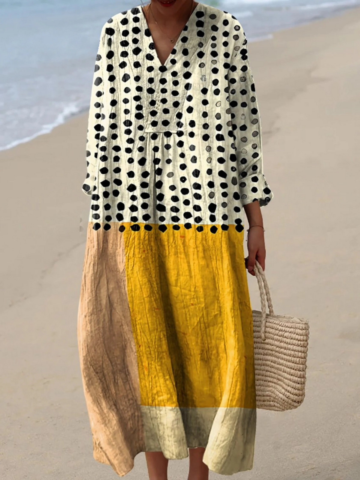 Selina | Breezy Summer Dress with Long Sleeves