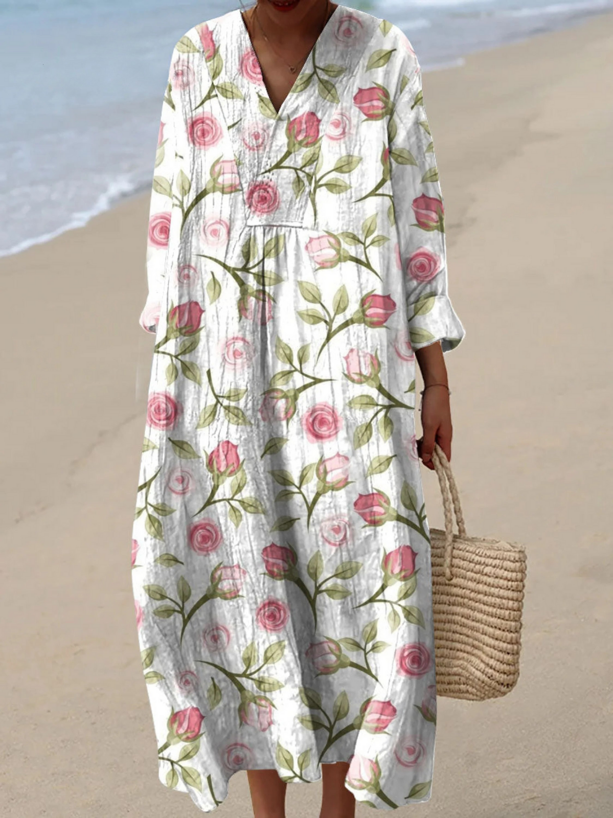 Yelina | Breezy Summer Dress with Long Sleeves