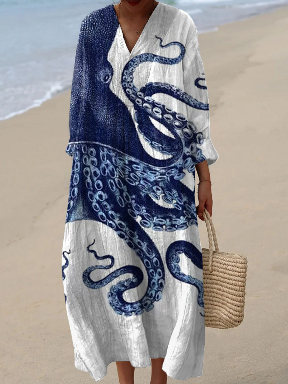 Alina | Breezy Summer Dress with Long Sleeves