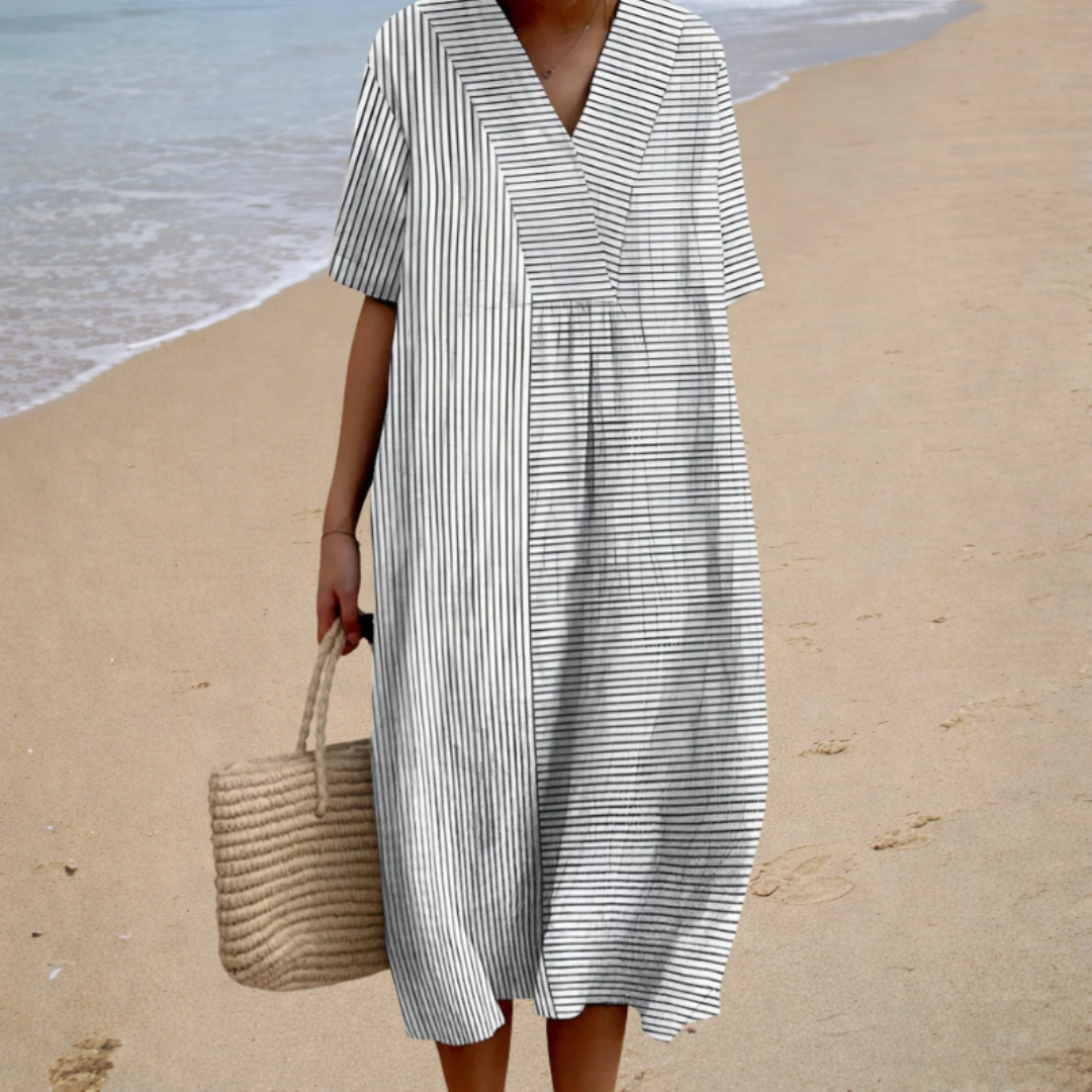 Hannah | Printed Midi Dress