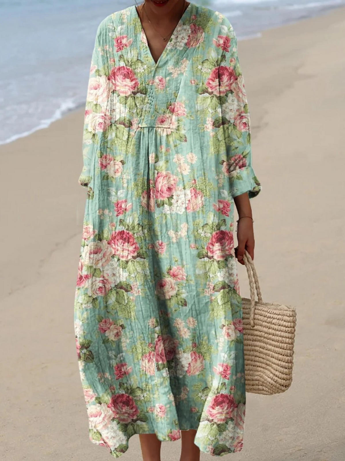 Amara | Breezy Summer Dress with Long Sleeves
