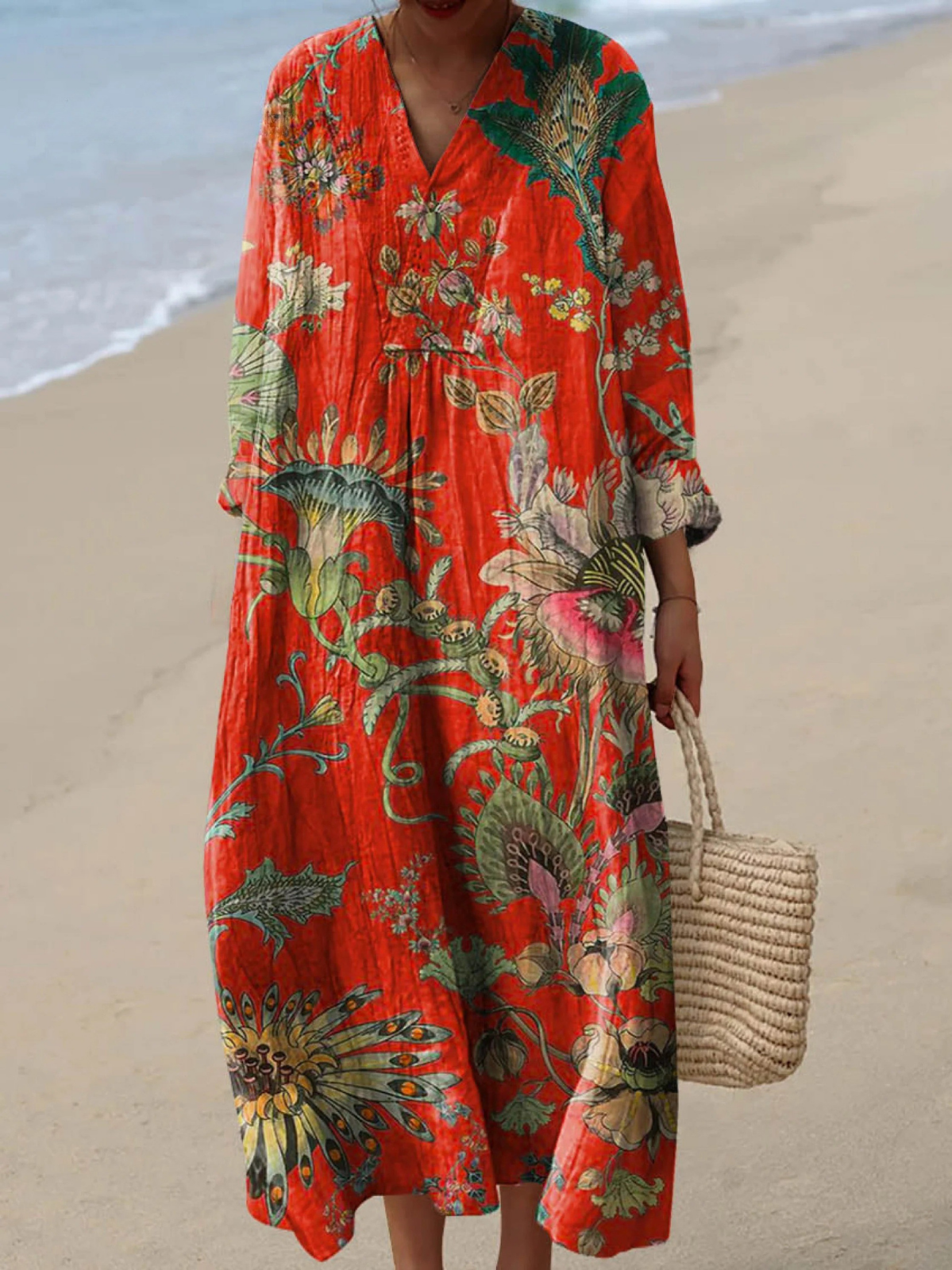 Serena | Breezy Summer Dress with Long Sleeves
