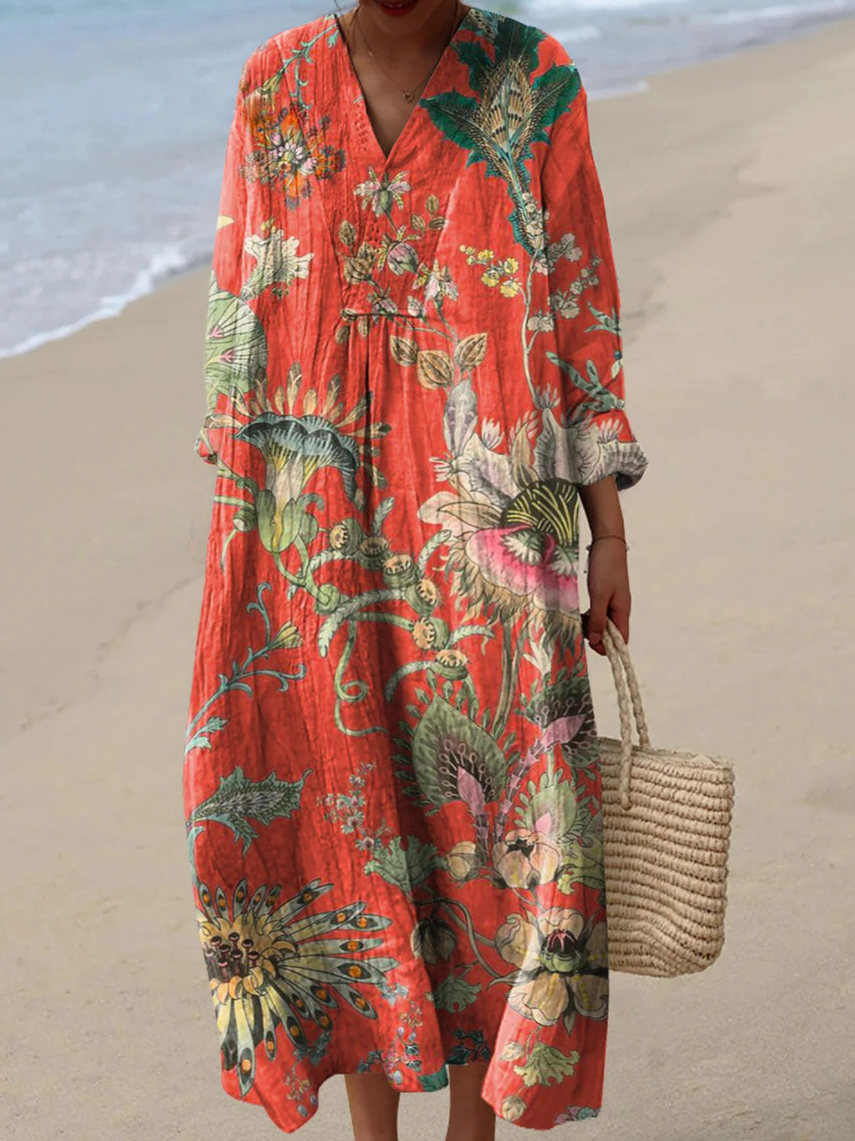 Serena | Breezy Summer Dress with Long Sleeves