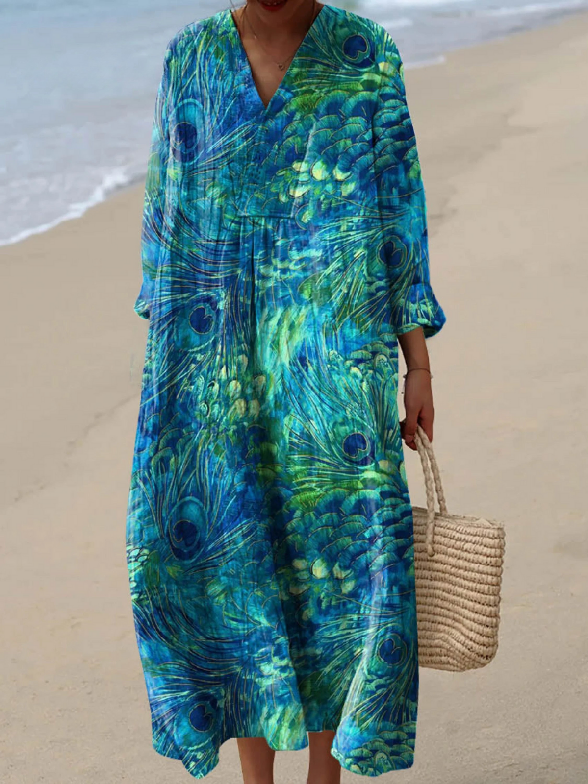 Valina | Breezy Summer Dress with Long Sleeves