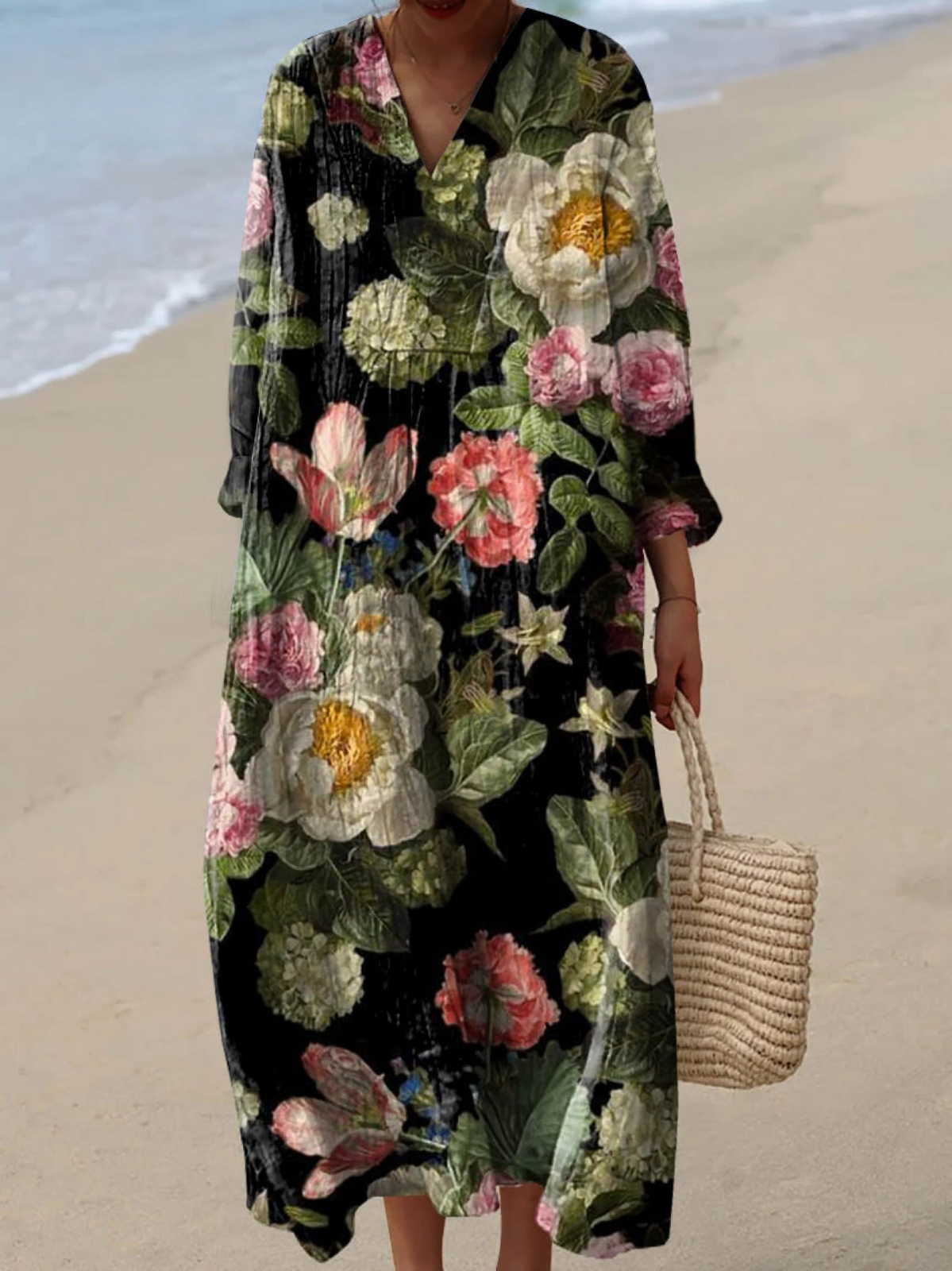 Jolena | Breezy Summer Dress with Long Sleeves