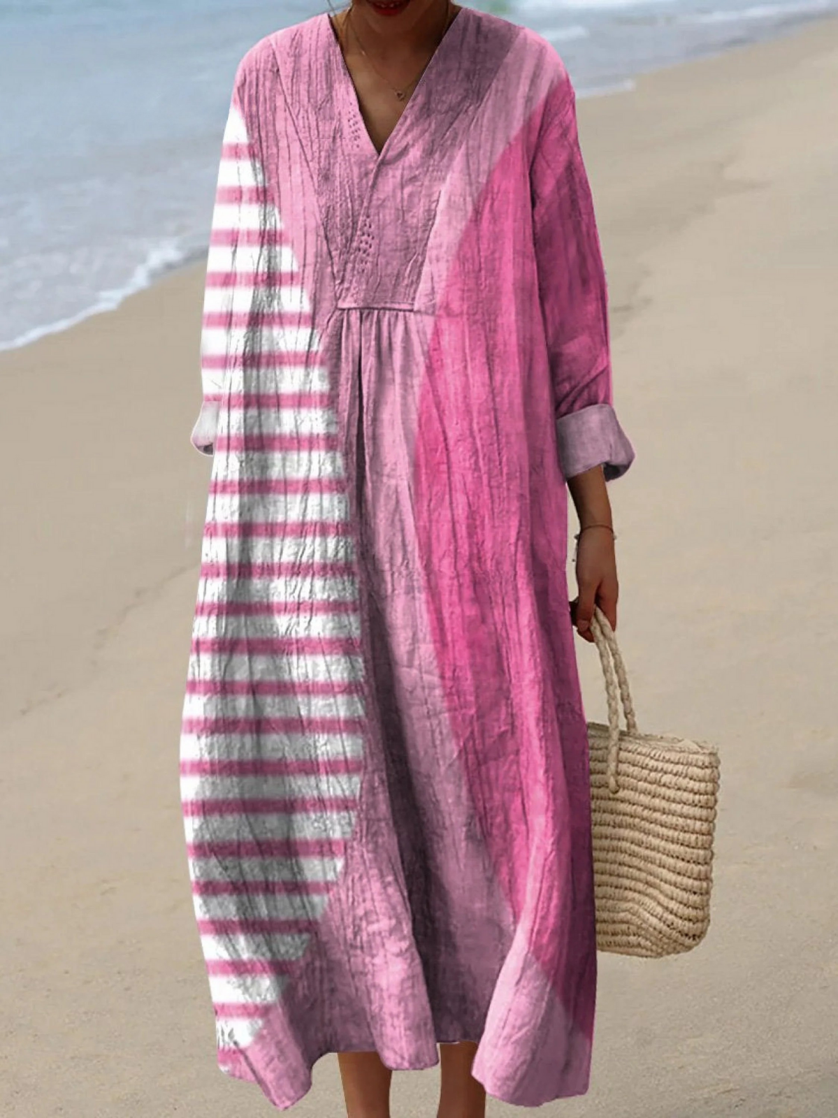 Gina | Breezy Summer Dress with Long Sleeves