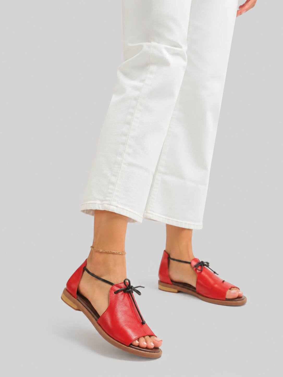 Olivia | Leather Summer Sandals