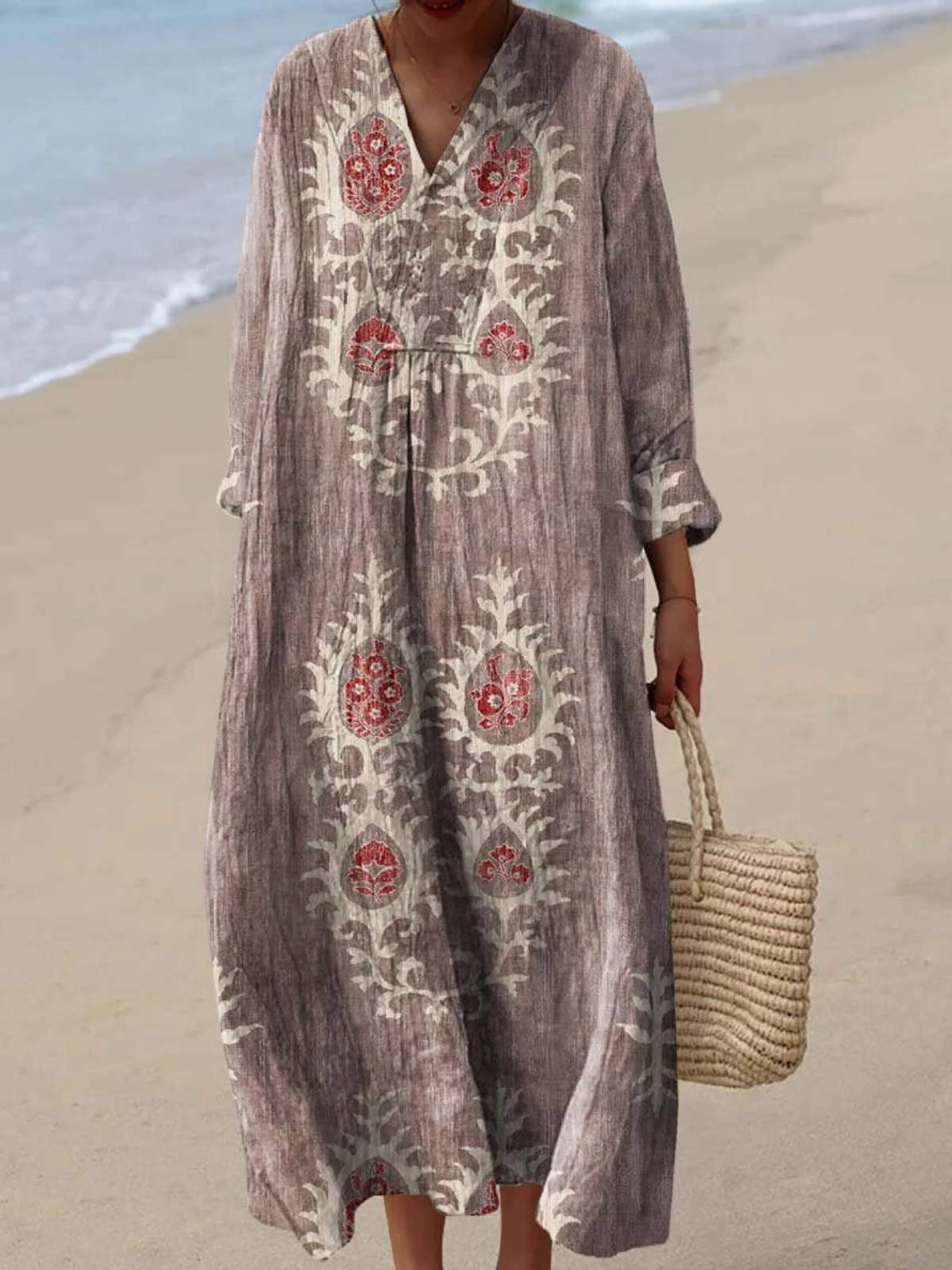Karina | Breezy Summer Dress with Long Sleeves