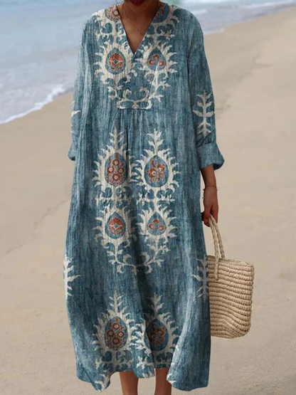 Karina | Breezy Summer Dress with Long Sleeves