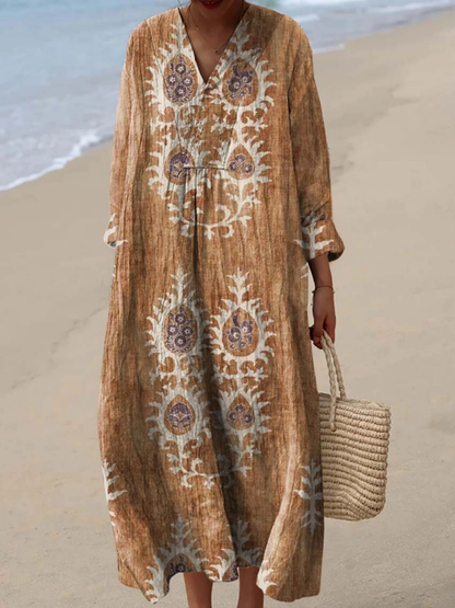 Karina | Breezy Summer Dress with Long Sleeves