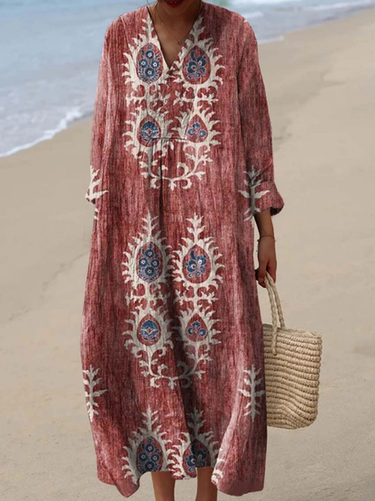 Karina | Breezy Summer Dress with Long Sleeves