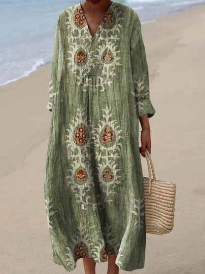 Karina | Breezy Summer Dress with Long Sleeves