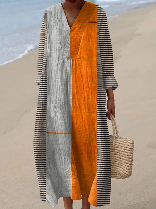 Oriana | Breezy Summer Dress with Long Sleeves