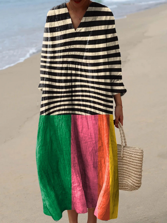 Sabina | Breezy Summer Dress with Long Sleeves