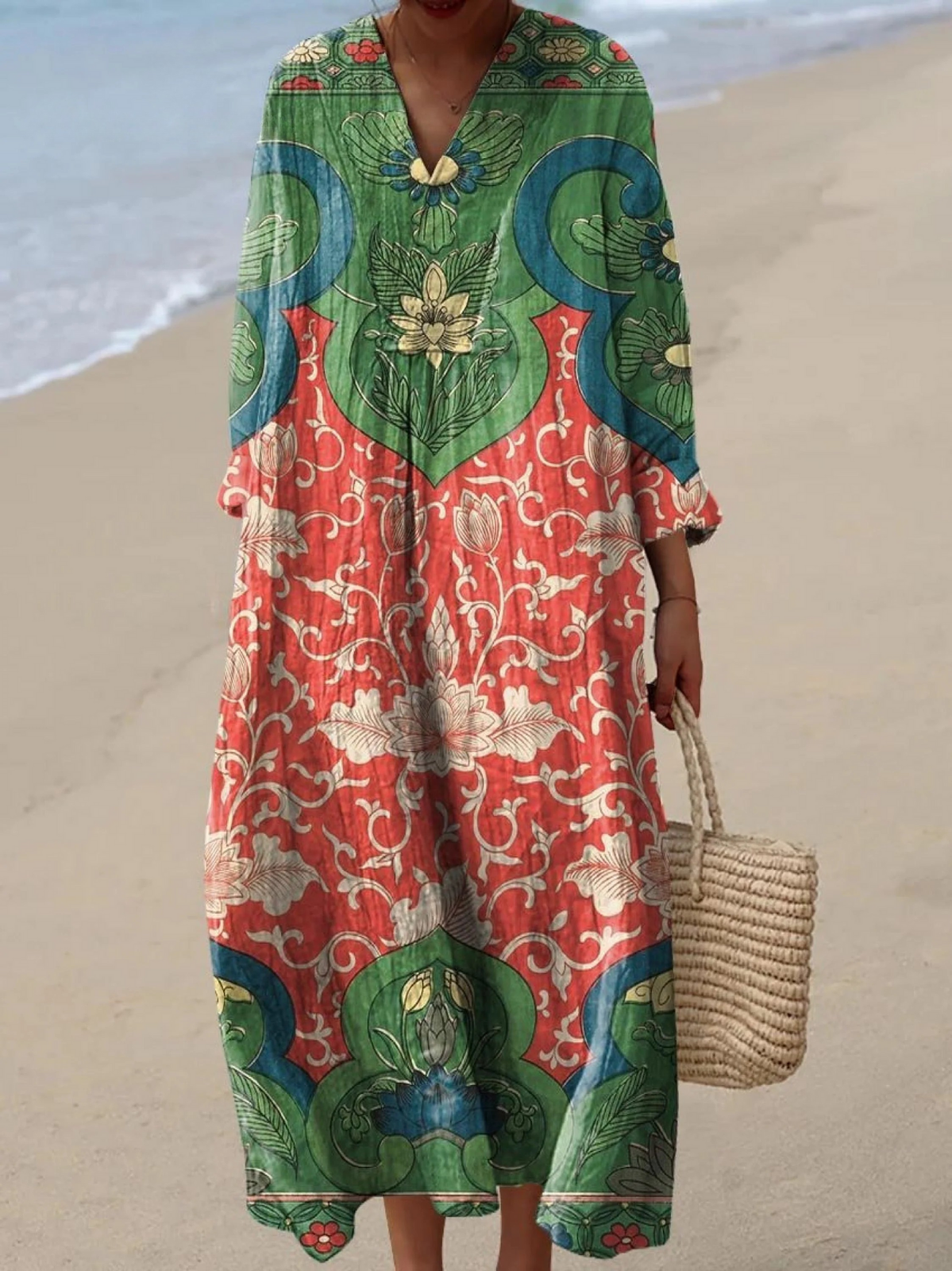Elvira | Breezy Summer Dress with Long Sleeves