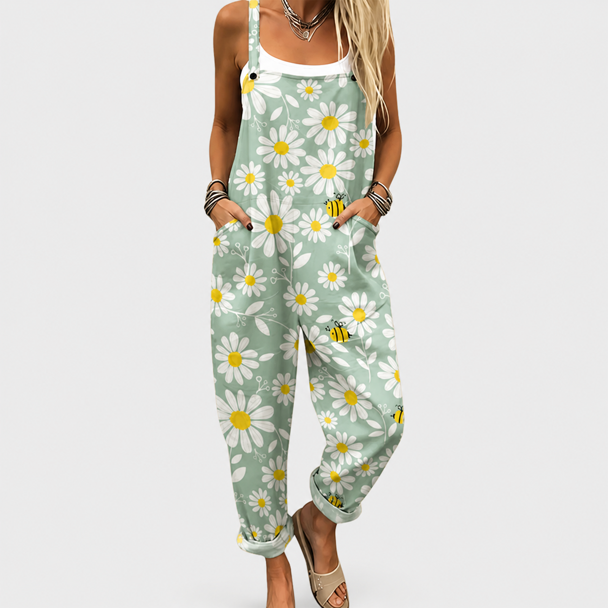 Comfortable Printed Jumpsuit