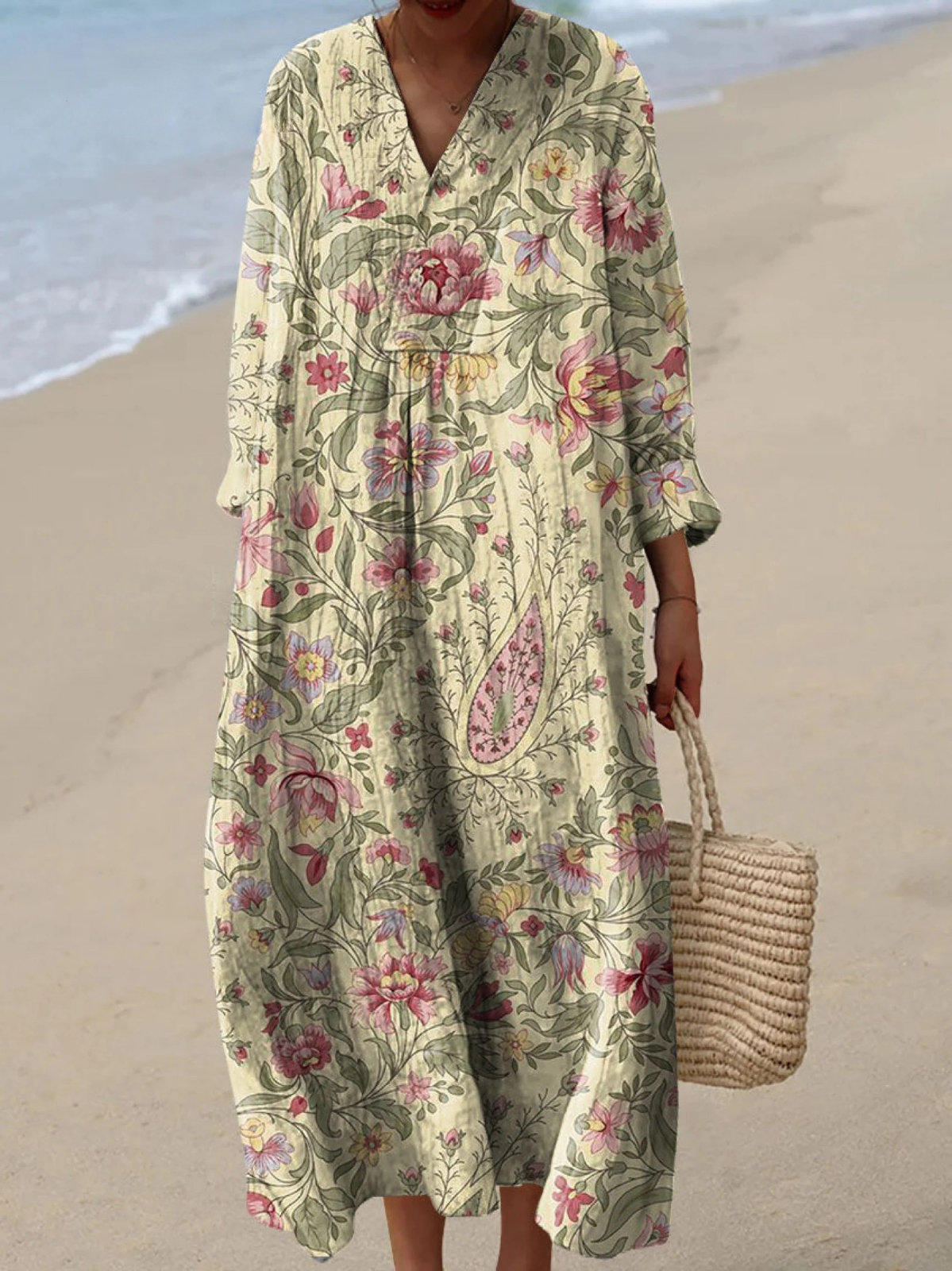 Soraya | Breezy Summer Dress with Long Sleeves