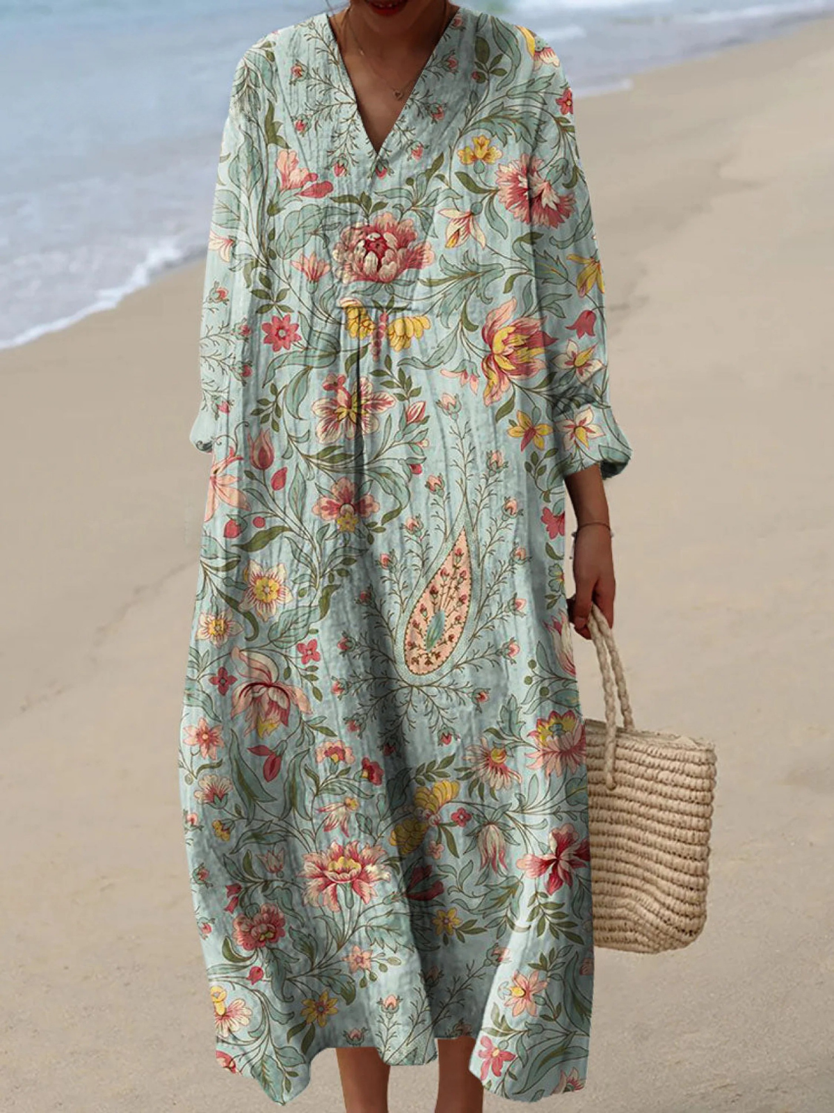 Soraya | Breezy Summer Dress with Long Sleeves