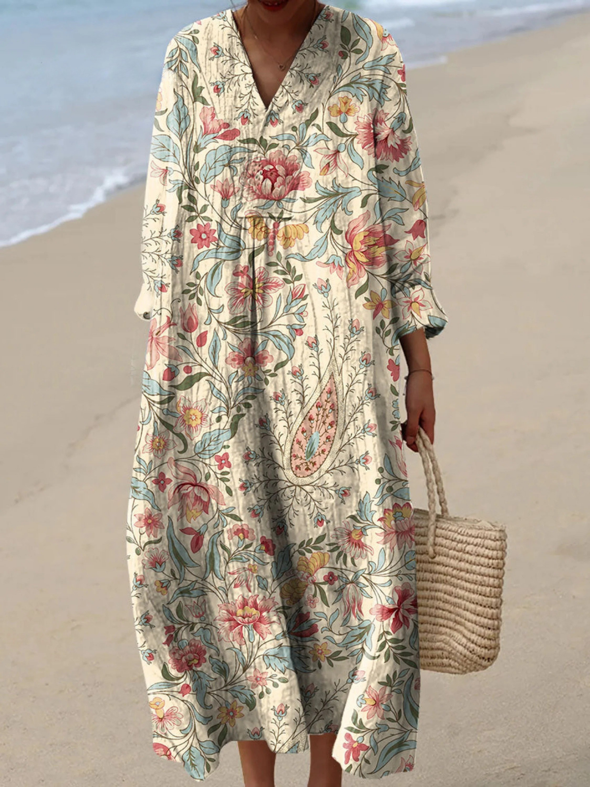 Soraya | Breezy Summer Dress with Long Sleeves
