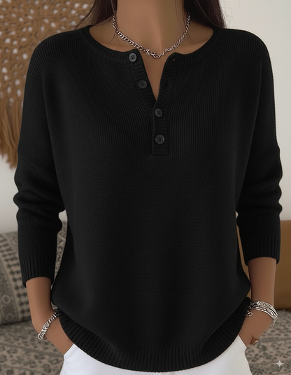 Ava™ | Calm Button-Up Sweater