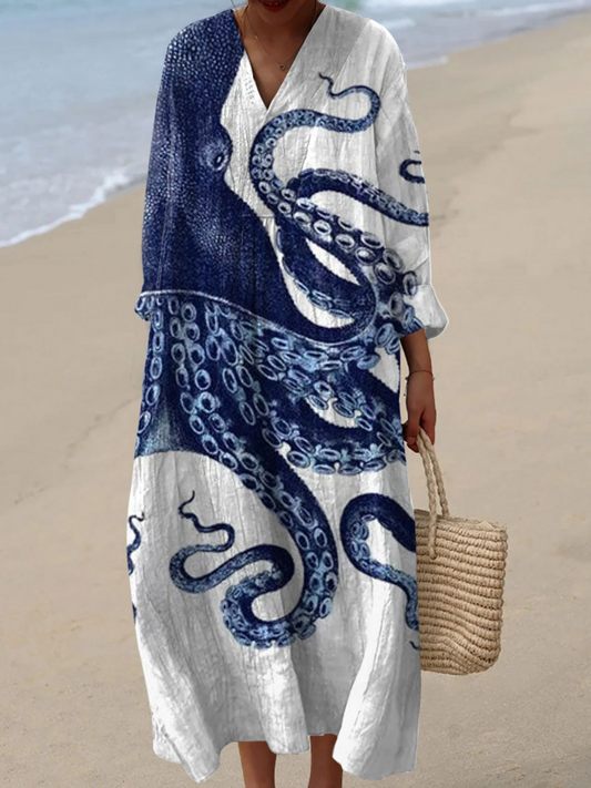 Alina | Breezy Summer Dress with Long Sleeves