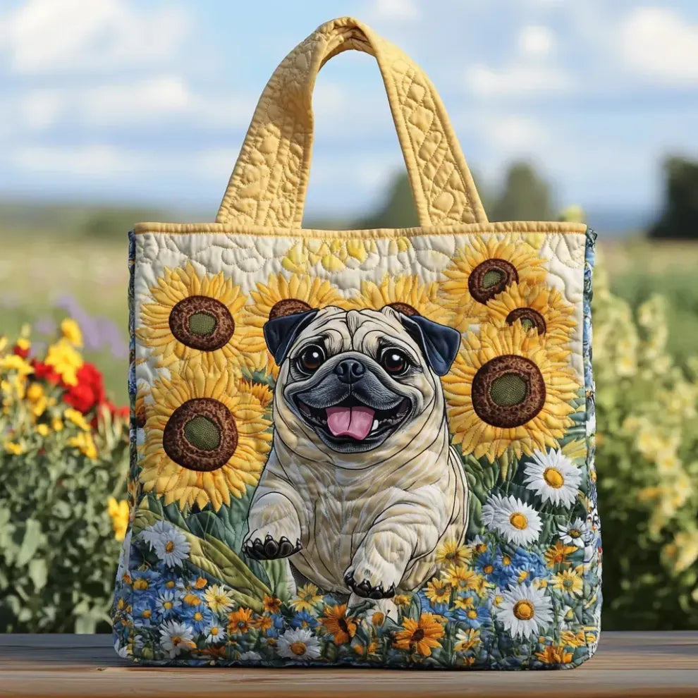 Sunny Paws | Handmade Quilted Tote