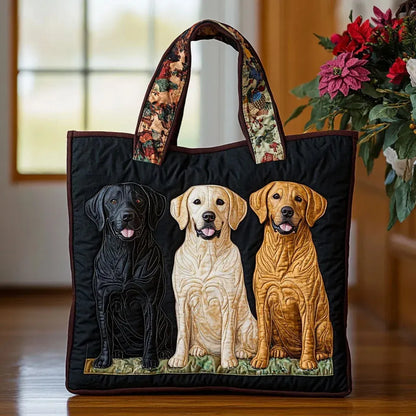 Artisanal Handbag - Three Labrador Retrievers