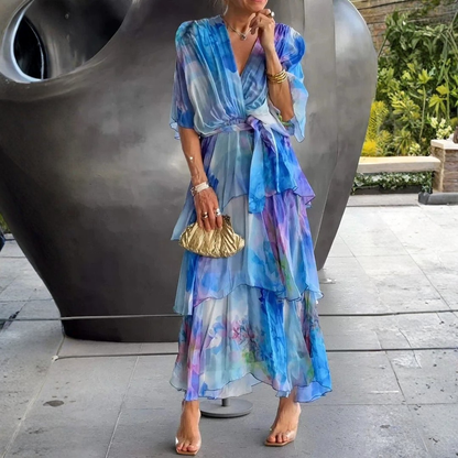 Casar | Elegant Chiffon Dress