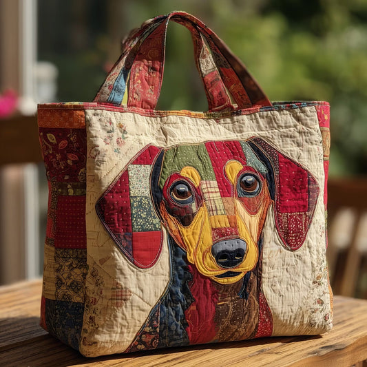 Loyal Dog Quilted Tote Bag