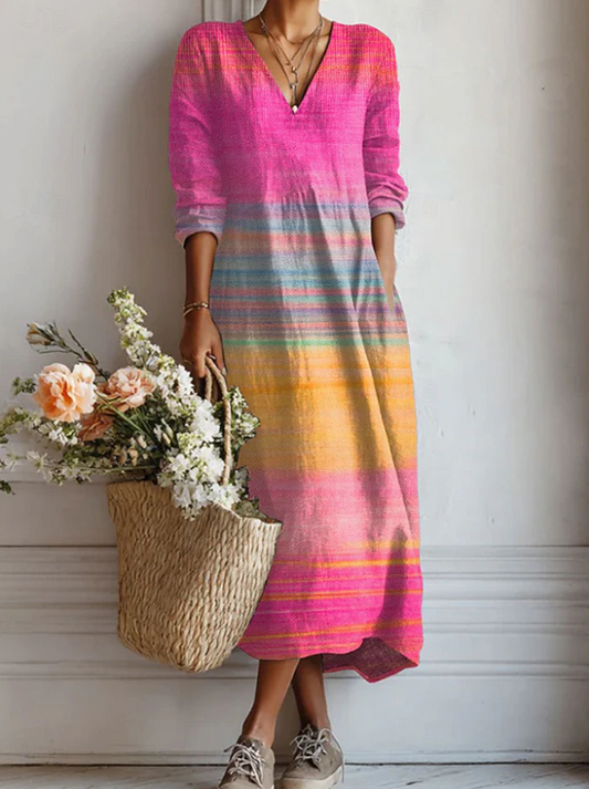 uliette™ | Sunset Striped Maxi Dress