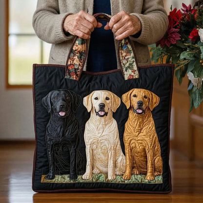 Artisanal Handbag - Three Labrador Retrievers
